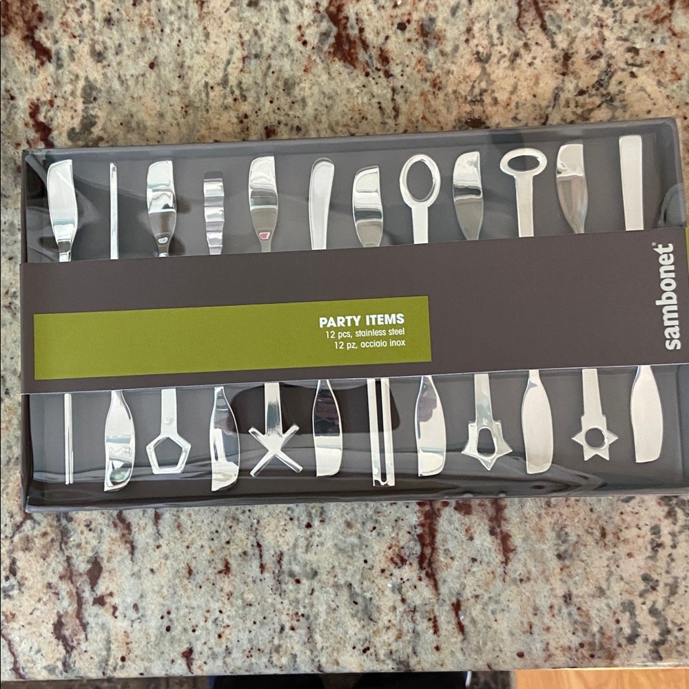 Sambonet Silver Party Utensil Set. NWT